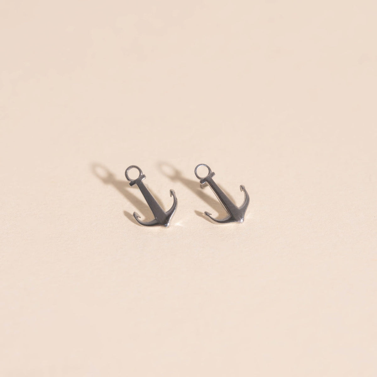 Anchor Stud Earrings
