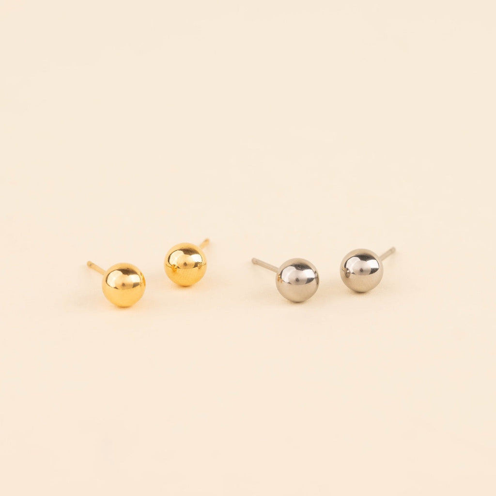 Ball Stud Earrings